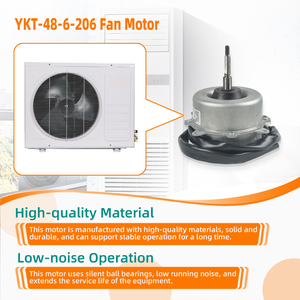 محرك مروحة خارجي YKT-48-6-206، تيار متردد 220-240 فولت، 50/60 هرتز، 0.40/0.47 أمبير، 48 واط، دوران عكس عقارب الساعة، 6 أقطاب، قطع غيار لمكيف الهواء 48 واط - Product Image 5