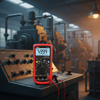 UT61E+ Multimeter Digital True RMS NCV untuk Teknisi Listrik AC/DC Tegangan Arus Ohm Meter Presisi Tinggi Empat Setengah Digit
