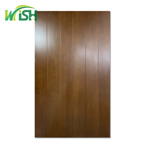 Puerta de pivote de entrada frontal de madera de Venta caliente Puerta de entrada exterior de resorte giratorio de madera maciza Puerta de pivote de madera - Product Image 2