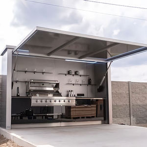 <span class=keywords><strong>Barbecue</strong></span> de Camping multifonctionnel de cuisine extérieure Portable en acier inoxydable exquis pour chambre d'école de supermarché intérieure - Product Image 3