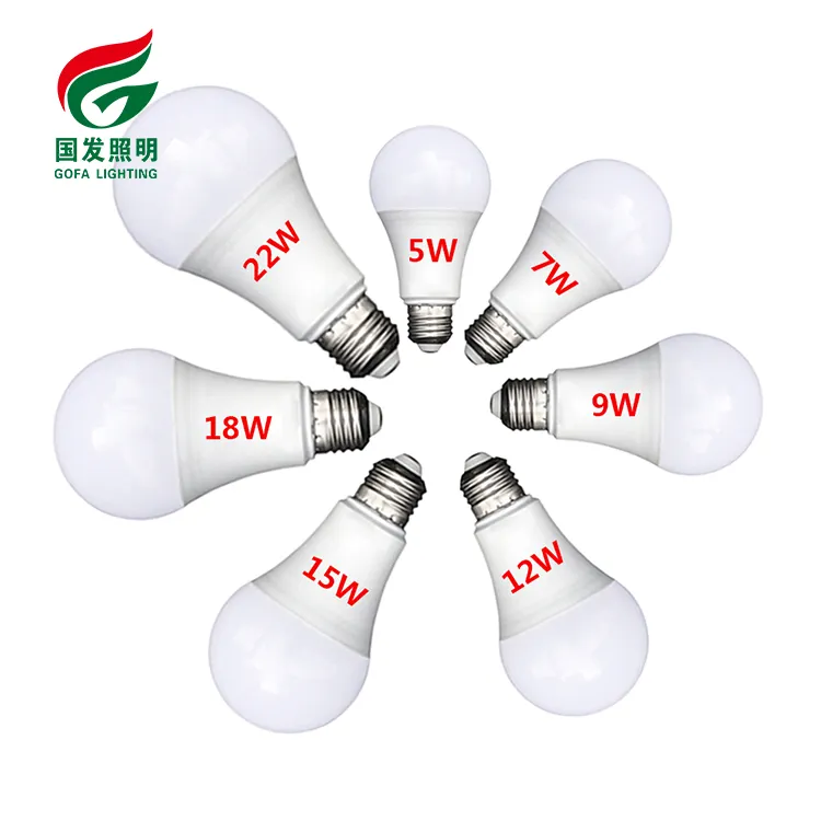 Raw Material Skd Led Bulbs Aluminum Plastic Lamp 60W Light Bulb Smd Other Lighting Tubes