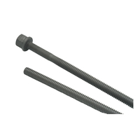 Cric à ciseaux en acier inoxydable Portable vis à boulon en acier au carbone souple universelle avec outil de levage de voiture solide à filetage TR