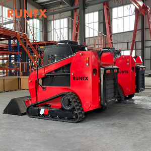 RUNTX 1ton 1000kg 55kw 75hp diesel Crawler Skid Steer <strong>Loader</strong> with 0.5m&sup3; Bucket Capacity - Product Image 4