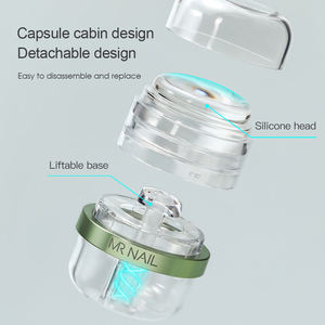 MR NAIL Teleskop-Silikon-Nagels tempel Einfach zu bedienendes Kapselkabinen-Transfer werkzeug Stahlplatten-Druck nagel Art.-Nr. - Product Image 4