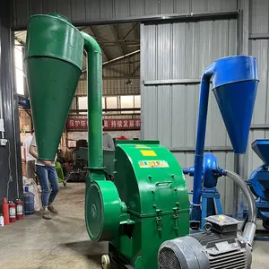 High Productivity Straw Used Hammer Mill Hammer Mill With Cyclone Small Maize Grinding Hammer Mill Crusher