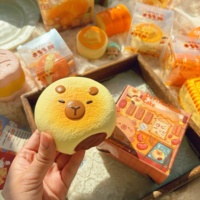 Mainan Jigsaw Kayu Asli Baru Pibara Bread Squeeze Toy Penghilang Stres Slow Rebound Lucu Squishy Unisex Buatan Cina Sesuai Standar 3C