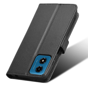 Ví sang trọng mô hình kim cương PU Leather lật trường hợp bìa cho Motorola Moto E14/G04/G24/G24 Power/g04s - Product Image 5