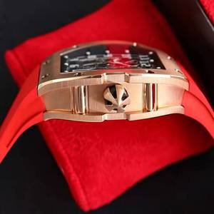 นาฬิกาข้อมือผู้ชาย รุ่นลิมิเต็ดอิดิชั่น 6701 สีโรสโกลด์ ทรงกระบอก โครงกระดูก กันน้ำ สไตล์ลำลองสำหรับธุรกิจ ระบบจักรกล - Product Image 4