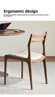 Chaises de salle à manger en bois massif, table et chaises de restaurant modernes minimalistes, tabourets vintage de style chinois en bois de frêne