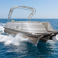 Prix d'usine - Bateau ponton gonflable portable pour loisirs avec remorque
