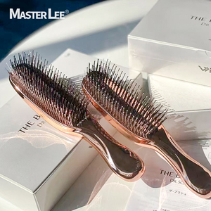 Super Hot Sale Patented ABS <strong>Hair</strong> Combs Scalp Massage <strong>Detangling</strong> Two Tiers 8 Rows Teeth <strong>Hair</strong> <strong>Brushes</strong> Three Colors - Product Image 1