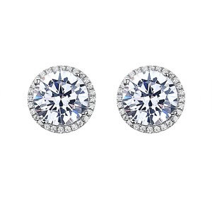 Joyería de alta gama para comercio exterior, moda europea y americana, diamante de imitación de 1 quilate, ocho corazones y ocho flechas - Product Image 3