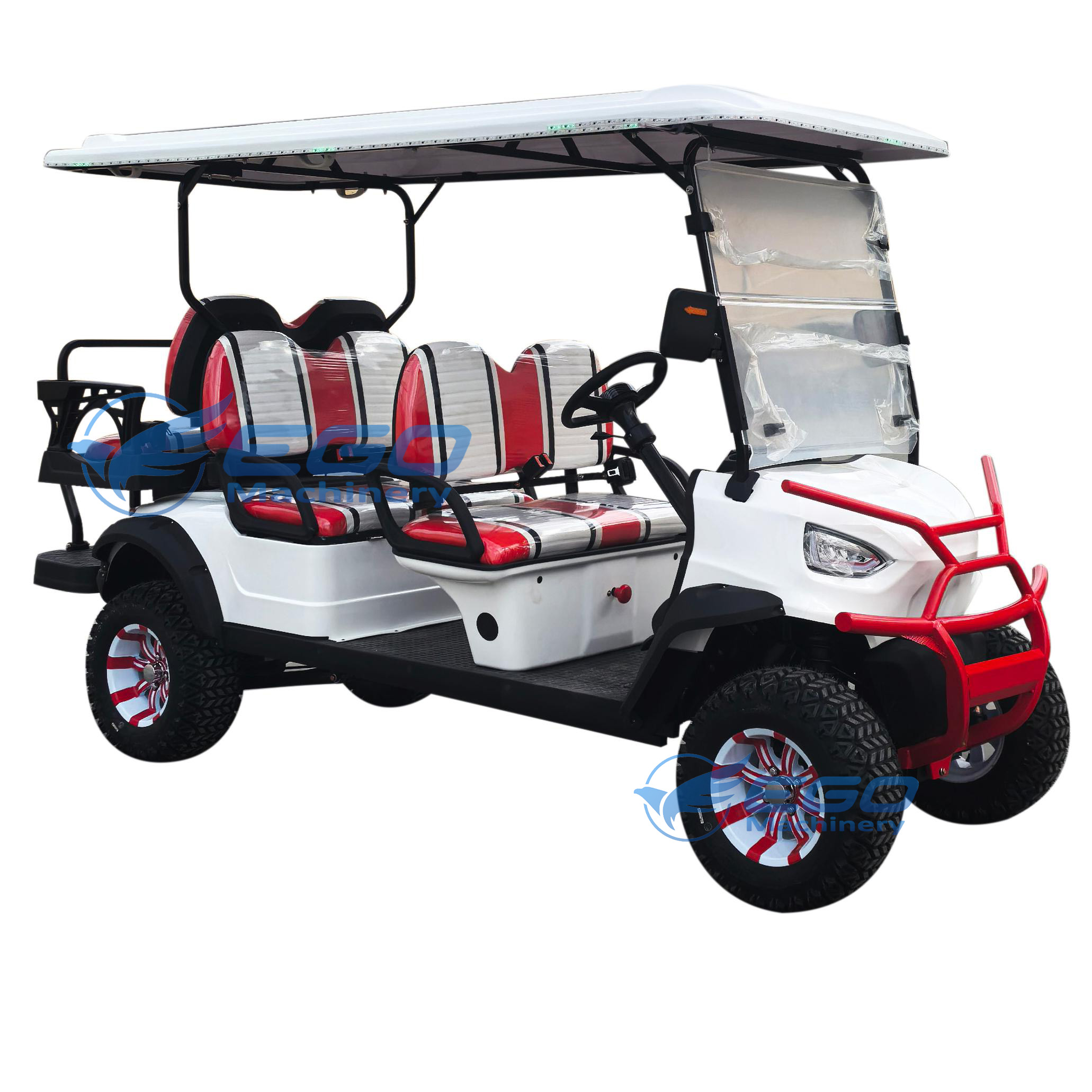 USA 6 Seat Electric Golf Carts Cheap Prices Buggy Car for Sale 72v Battery Lithium Ion Golf Cart