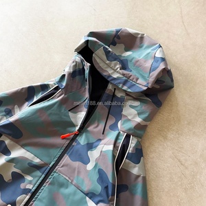 Vestes de design tendance, motif camouflage, bande réfléchissante 3M, veste légère en nylon pour l'extérieur, veste à capuche coupe-vent, personnalisable - Product Image 3