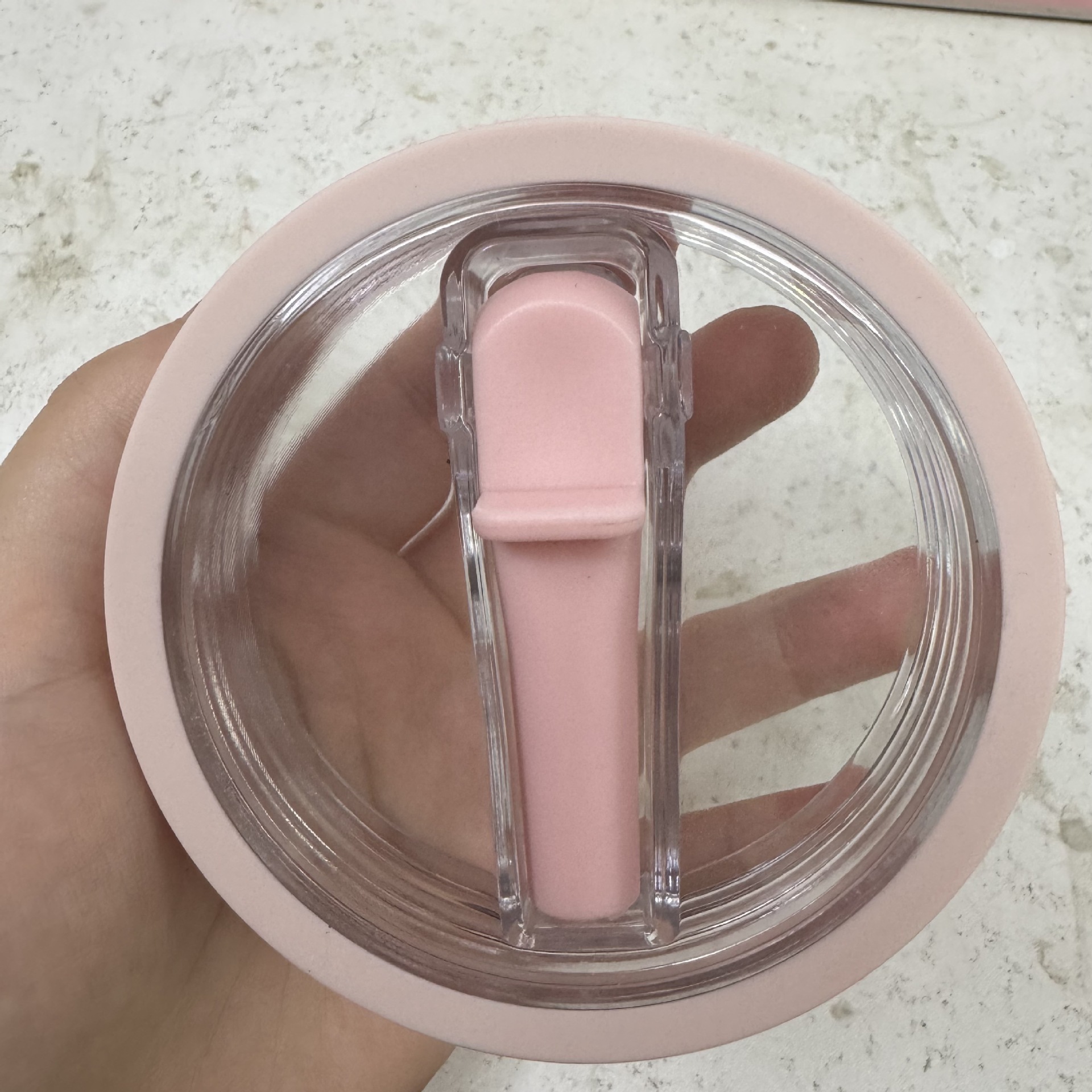 Rose - 1 couvercle 1 tube