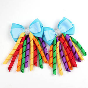 ที่หนีบผมพู่โบว์ดอกไม้สำหรับวันฮาโลวีนคริสมาสต์ - Product Image 6