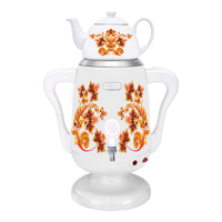 Bouilloire électrique 3500ML + 600ML, Mini, Portable, en plastique écologique, robinet en métal Unique, Samovar