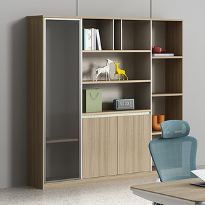 Étagère ouverte extensible et convertible moderne personnalisée avec rangement et classeur pour salle de sport, école, hôtel - Utilisation commerciale en option - Product Image 2