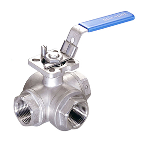 Válvula de Bola de Rosca Manual de Acero Inoxidable 304/316 de Alta Calidad, Diseño de 3 Vías y 3 Piezas, para Agua, Personalizable OEM - Product Image 5