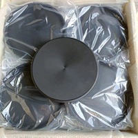 Roue en plastique noire POM/Derlin/acétal Poulie en plastique OEM POM Rouleau en plastique POM usiné CNC
