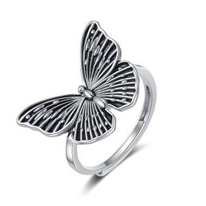 Vintage Elegant Butterfly Wedding Engagement <b>Ring</b> Anti-Allergy Trendy Women's Fancy Simple Cute Manufacturer Wholesale <b>Rings</b> - Product Image 1