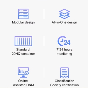 <span class=keywords><strong>Container</strong></span> lưu trữ năng lượng 500kw 1000kw 1mwh 2mwh 3mwh 20ft 40ft tất cả trong một hệ thống lưu trữ năng lượng pin mặt trời với bảng điều khiển PV - Product Image 6