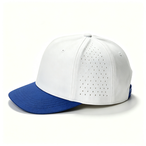 Gorra de Lona de 5 Paneles con Perforaciones Láser de Dos Tonos, Ajustable, de Secado Rápido, con Visera en Contraste, para Hombre, Deportiva, para Golf, Running, Aire Libre - Product Image 2