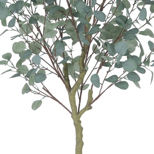 Vente en gros Arbre décoratif vert artificiel Arbre d'eucalyptus 180cm de haut Banyan Plante pour extérieur intérieur - Product Image 3