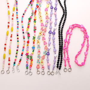 Adolescentes Mignon Coeur Étoile Ours Papillon <span class=keywords><strong>Arc</strong></span> Fleur Perlé Téléphone Sangle Titulaire Longes Long Sac À Bandoulière Chaîne Cadeaux - Product Image 1