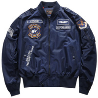 Veste décontractée pour homme en cuir véritable, coupe ample, brodée, coupe-vent, respirante, écologique, avec logo frontal, style streetwear