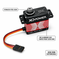 Servomoteur XQ-POWER 75 kg sans balais numérique étanche IP67 avec boîtier en aluminium, couple élevé, garantie 1 an, pour voitures RC à l'échelle 1/5