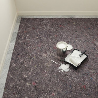 Tapis de sol absorbant pour chantier avec dos antidérapant