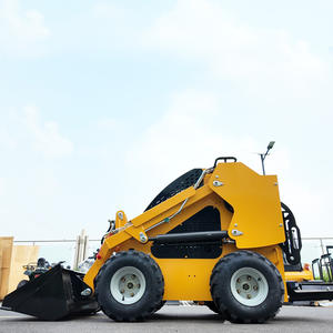 Kostenloser Versand Mini-Kompaktlader Günstiger Radlader Minicargador Landwirtschaft CE EPA Motor Kompakter Diesel-Kompaktlader - Product Image 5