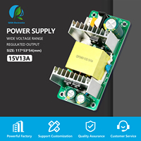 Alimentation à découpage à cadre ouvert 15V 13A 195W à sortie unique SMPS AC DC PCB pour amplificateur audio, laser CNC, applications industrielles OEM