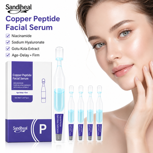 Professional Copper Peptide Facial <b>Serum</b> for Hydration Elasticity and Smooth Skin OEM ODM Source Factory Free Label Low MOQ - Product Image 5