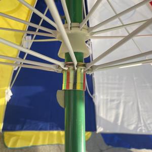 공장 고품질 파라솔 우산 우수한 디자인 파티오 우산 및 베이스 여름용 비치 우산 - Product Image 6