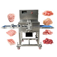Máquina Cortadora de Carne Fresca Horizontal Profesional de 2 mm a 45 mm para Cortar Pechuga de Pollo, Filete de Pechuga y Muslo de Aves sin Hueso
