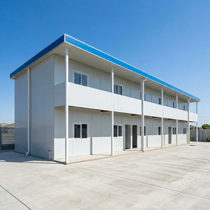 TOPPRE Maisons préfabriquées à panneaux sandwich, économiques, à installation facile, mobiles, pour camps de travail temporaires, dortoirs et bureaux de travailleurs - Product Image 1