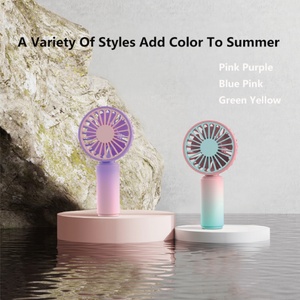 Wholesale Portable USB Charging Mini Handheld Fan 3 Speed Outdoor Travel Summer Fan Car & Household Application Plastic Material - Product Image 6
