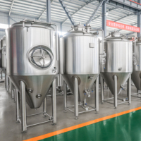 Fermenteur à double enveloppe en acier inoxydable de 2000 L