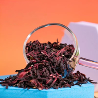 Huaran teh Herbal penjualan terbaik fragmen bunga Hibiscus kering persediaan jumlah besar sehat dan lezat