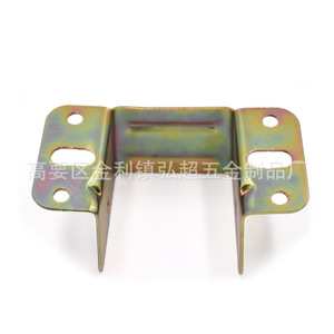 Support de lit en fer 38 mm épaissi, surface zinguée colorée, charnière de mobilier à montage en surface, accessoire de quincaillerie - Product Image 3
