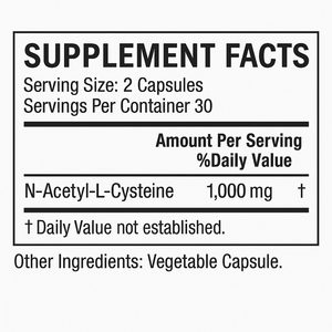 <span class=keywords><strong>Complément</strong></span> <span class=keywords><strong>NAC</strong></span> certifié GMP, N-Acétyl-L-Cystéine 1000mg, capsules de soutien antioxydant pour adultes - <span class=keywords><strong>Complément</strong></span> <span class=keywords><strong>alimentaire</strong></span> en marque privée - Product Image 3