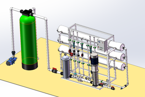 Sistema de Purificación de Agua por Ósmosis Inversa de 6000 L/h con 1 Año de Garantía, 5 KW, 380 V - Product Image 5