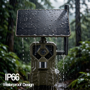 Piège photo solaire intégré OEM ODM IP66 à double alimentation 4G <span class=keywords><strong>MMS</strong></span> SMTP FTP avec reconnaissance et classification IA pour la faune sauvage - Product Image 4