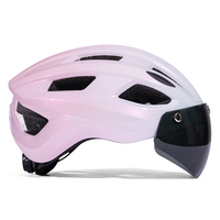 Casque demi-face robuste en PC+EPS, réglable, résistant aux chocs, certifié sécurité, avec visière transparente, léger, unisexe, pour le cyclisme et la conduite