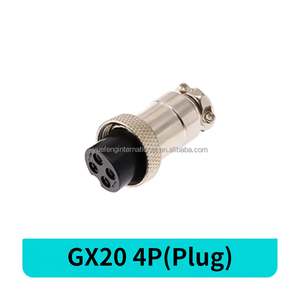 للبيع بالجملة من المصنع CE RoHS GX20 موصل سلكي دائري سريع للطيران 4 دبوس GX20 مقبس مؤخرة أنثى من الذكور - Product Image 2