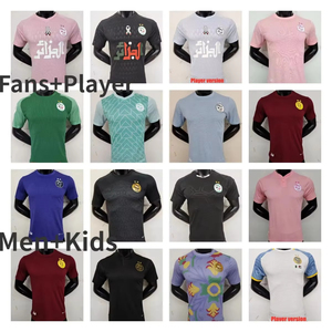 Camisetas de Fútbol de Argelia 2024 2025 para Aficionados, Dos Estrellas, CHAIBI, AOUAR, FEGHOULI, GOUIRI, MAHREZ, Camiseta de Entrenamiento Nacional - Product Image 3