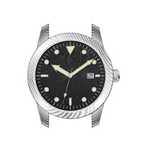 Boîtier de montre mécanique personnalisé en fibre de carbone, titane, acier Damas, saphir – Accessoires de luxe pour horlogers – Service OEM ODM