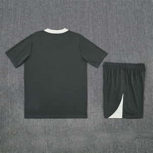 Tenues de football d'été, ensemble d'entraînement à manches courtes, maillot 25/26, polyester respirant, séchage rapide, col rond, unisexe - Product Image 2